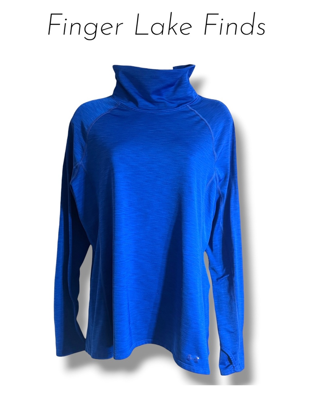 Under Armour Women’s ColdGear Fitted Long Sleeve Top - Royal Blue
